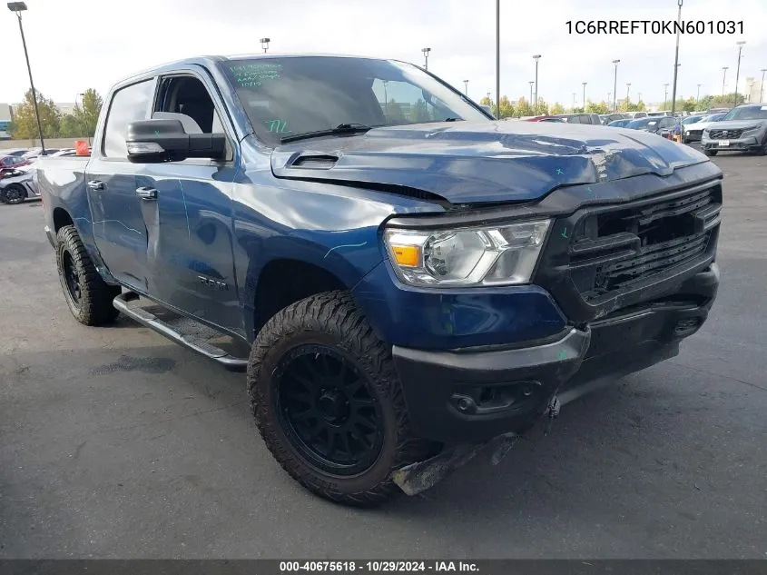 2019 Ram 1500 Big Horn/Lone Star 4X2 5'7 Box VIN: 1C6RREFT0KN601031 Lot: 40675618