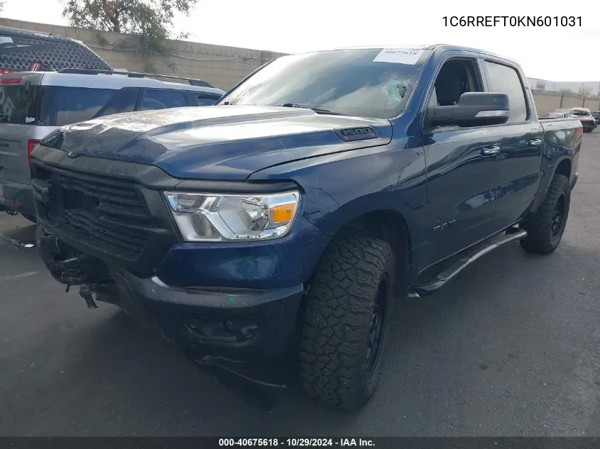 2019 Ram 1500 Big Horn/Lone Star 4X2 5'7 Box VIN: 1C6RREFT0KN601031 Lot: 40675618