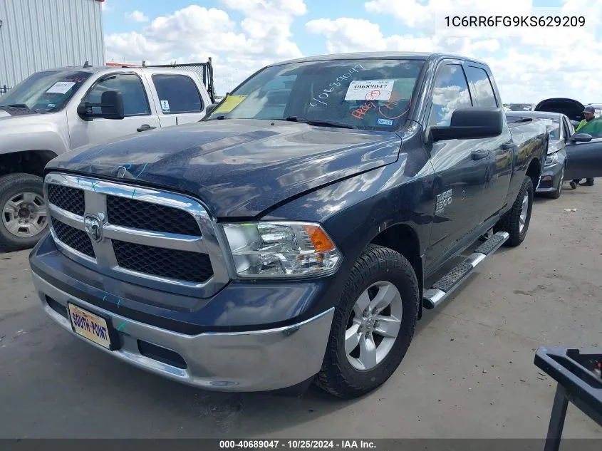 2019 Ram 1500 Classic Tradesman 4X2 6'4 Box VIN: 1C6RR6FG9KS629209 Lot: 40689047