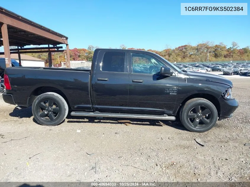 2019 Ram 1500 Classic Express 4X4 6'4 Box VIN: 1C6RR7FG9KS502384 Lot: 40694033