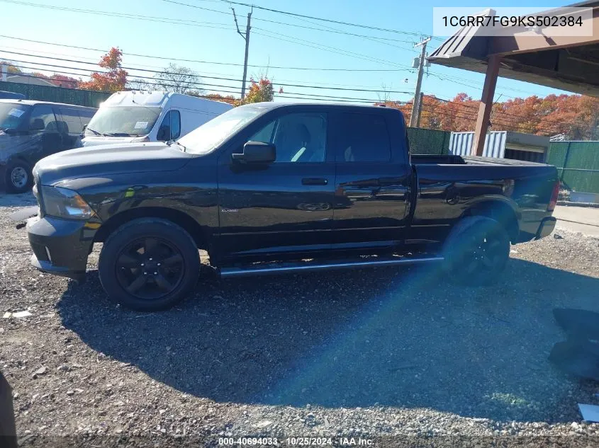 2019 Ram 1500 Classic Express 4X4 6'4 Box VIN: 1C6RR7FG9KS502384 Lot: 40694033