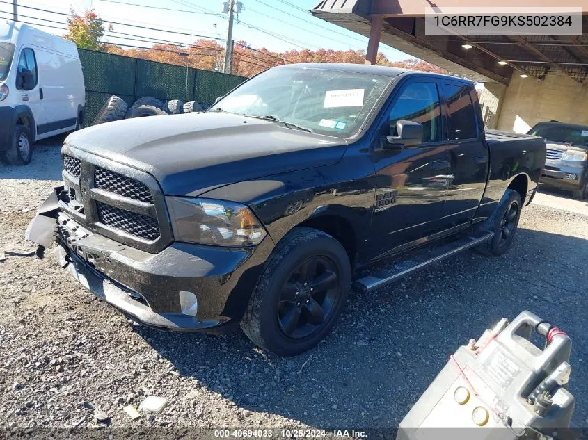 2019 Ram 1500 Classic Express 4X4 6'4 Box VIN: 1C6RR7FG9KS502384 Lot: 40694033