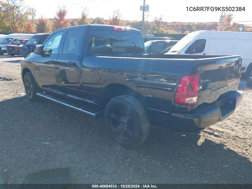 2019 Ram 1500 Classic Express 4X4 6'4 Box VIN: 1C6RR7FG9KS502384 Lot: 40694033