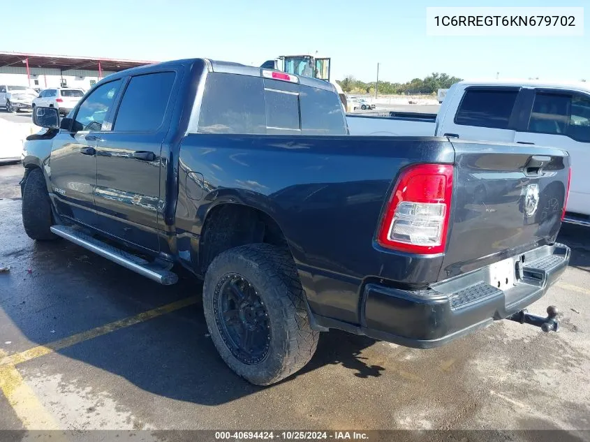 2019 Ram 1500 Tradesman 4X2 5'7 Box VIN: 1C6RREGT6KN679702 Lot: 40694424