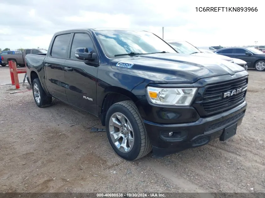 2019 Ram 1500 Big Horn/Lone Star 4X2 5'7 Box VIN: 1C6RREFT1KN893966 Lot: 40698538