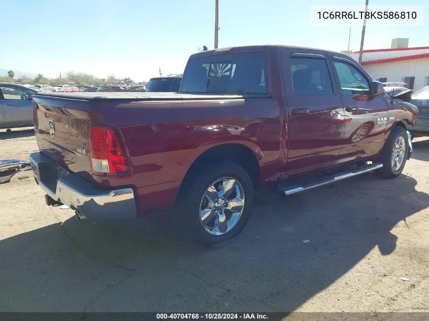 2019 Ram 1500 Classic Big Horn 4X2 5'7 Box VIN: 1C6RR6LT8KS586810 Lot: 40704768