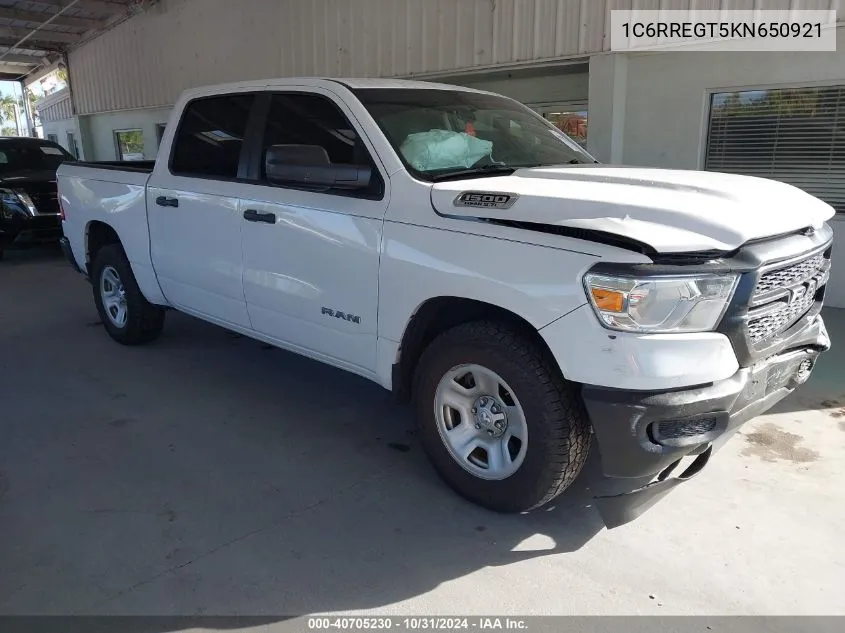 2019 Ram 1500 Tradesman 4X2 5'7 Box VIN: 1C6RREGT5KN650921 Lot: 40705230