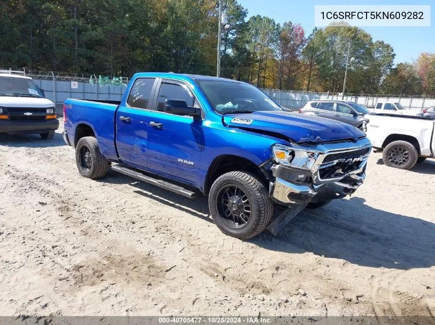 2019 Ram 1500 Tradesman 4X4 6'4 Box VIN: 1C6SRFCT5KN609282 Lot: 40705477