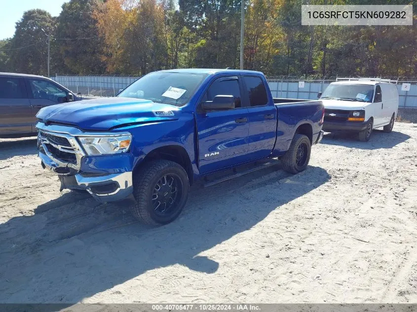 2019 Ram 1500 Tradesman 4X4 6'4 Box VIN: 1C6SRFCT5KN609282 Lot: 40705477