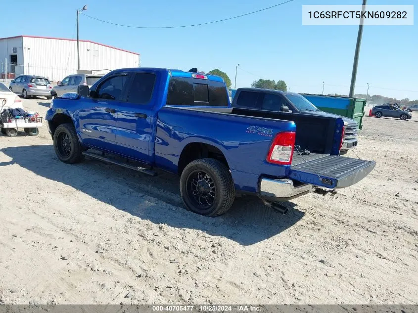 2019 Ram 1500 Tradesman 4X4 6'4 Box VIN: 1C6SRFCT5KN609282 Lot: 40705477