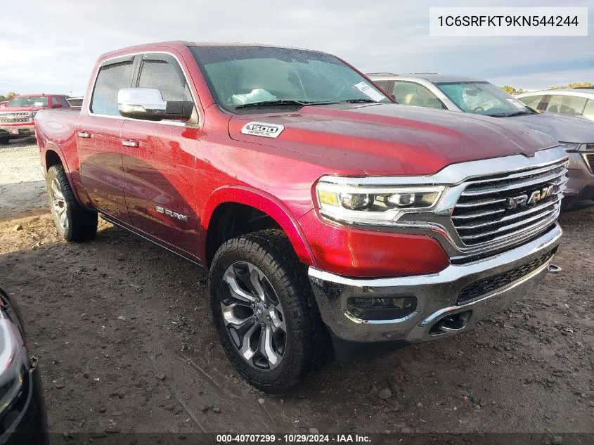 1C6SRFKT9KN544244 2019 Ram 1500 Longhorn 4X4 5'7 Box