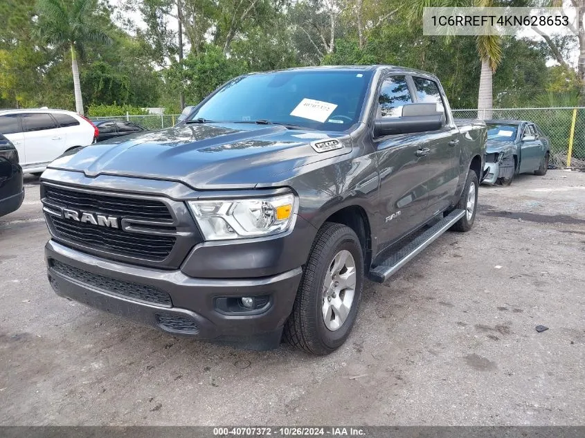 2019 Ram 1500 Big Horn/Lone Star 4X2 5'7 Box VIN: 1C6RREFT4KN628653 Lot: 40707372