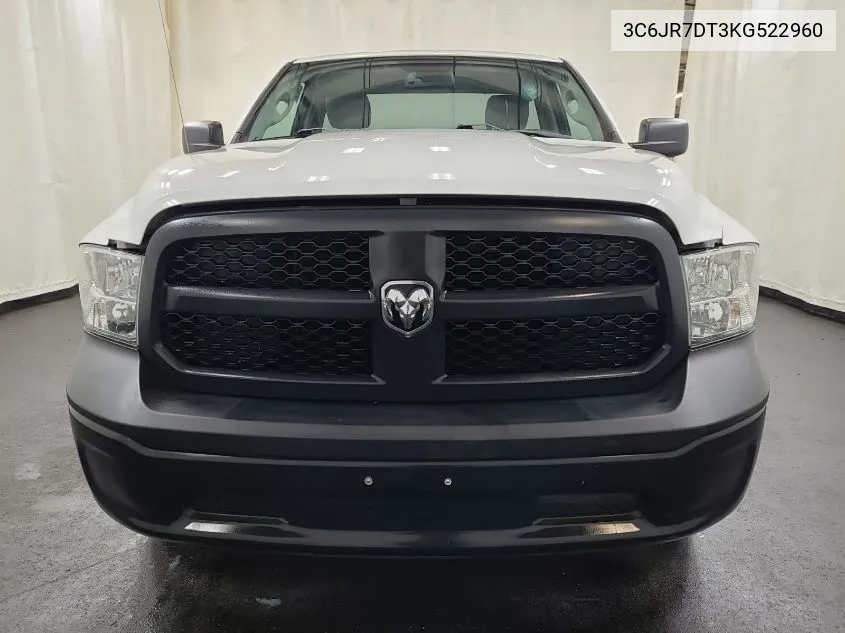 2019 Ram 1500 Classic Tradesman 4X4 8' Box VIN: 3C6JR7DT3KG522960 Lot: 40717438