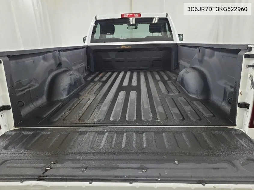 3C6JR7DT3KG522960 2019 Ram 1500 Classic Tradesman 4X4 8' Box