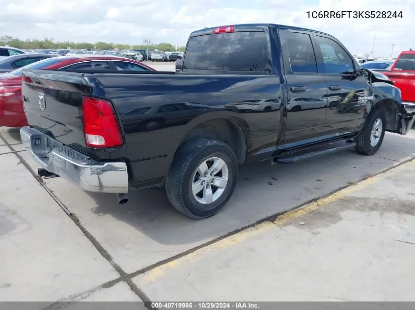 2019 Ram 1500 Classic Tradesman 4X2 6'4 Box VIN: 1C6RR6FT3KS528244 Lot: 40719985