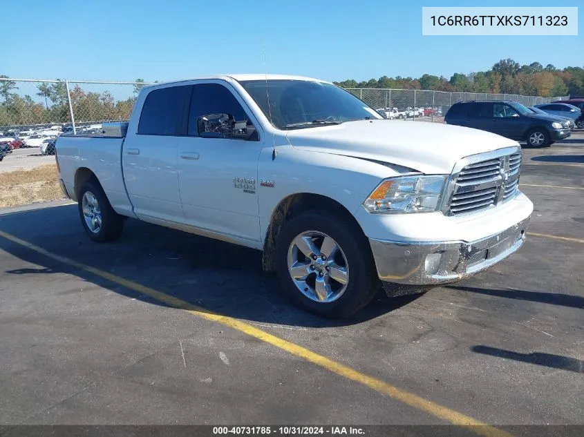 2019 Ram 1500 Classic Big Horn 4X2 6'4 Box VIN: 1C6RR6TTXKS711323 Lot: 40731785