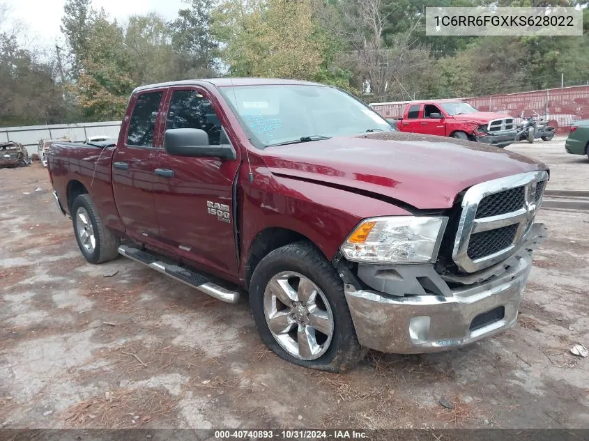 2019 Ram 1500 Classic VIN: 1C6RR6FGXKS628022 Lot: 40740893