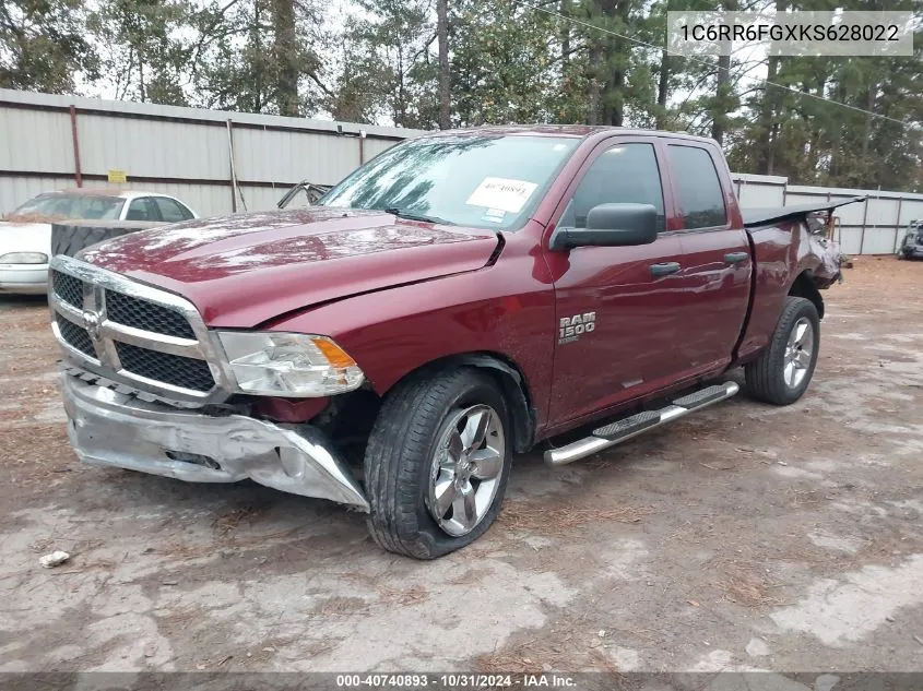 2019 Ram 1500 Classic VIN: 1C6RR6FGXKS628022 Lot: 40740893