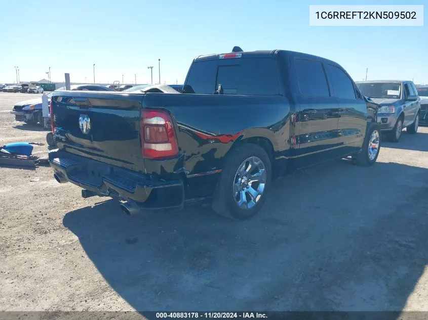 2019 Ram 1500 Big Horn/Lone Star 4X2 5'7 Box VIN: 1C6RREFT2KN509502 Lot: 40883178