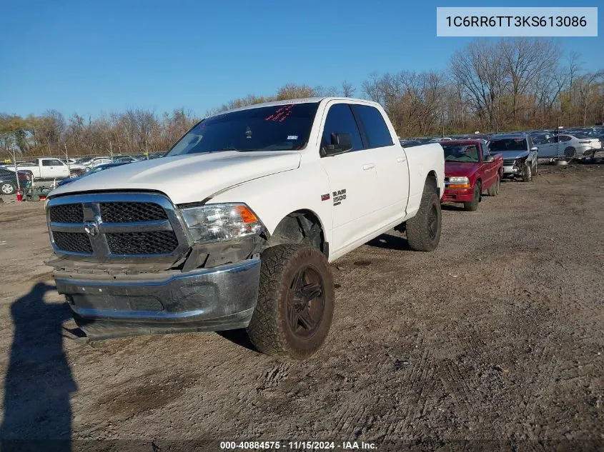 2019 Ram 1500 Classic Slt 4X2 6'4 Box VIN: 1C6RR6TT3KS613086 Lot: 40884575