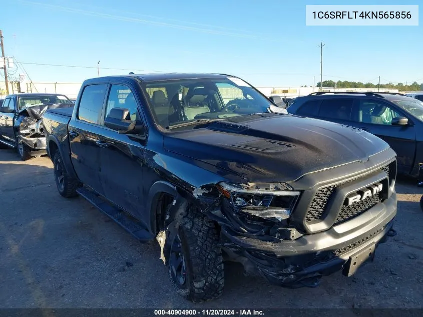 2019 Ram 1500 Rebel 4X4 5'7 Box VIN: 1C6SRFLT4KN565856 Lot: 40904900