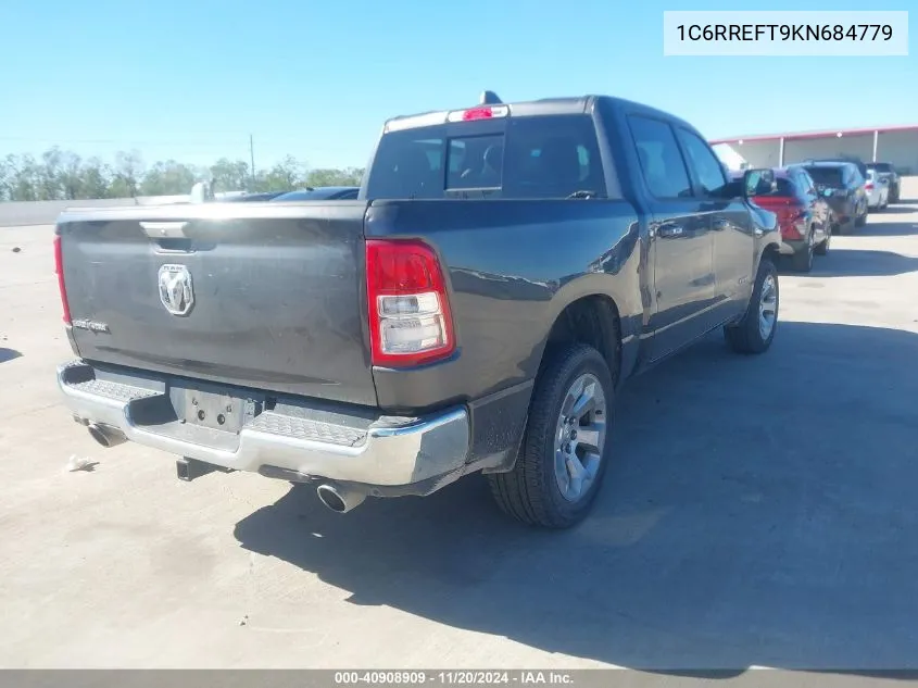 2019 Ram 1500 Big Horn/Lone Star 4X2 5'7 Box VIN: 1C6RREFT9KN684779 Lot: 40908909