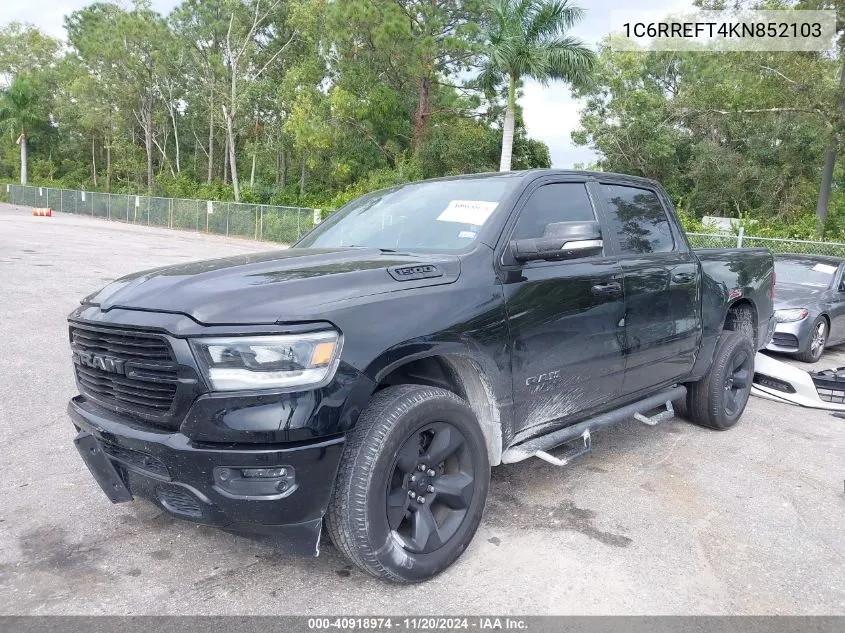 2019 Ram 1500 Big Horn/Lone Star 4X2 5'7 Box VIN: 1C6RREFT4KN852103 Lot: 40918974