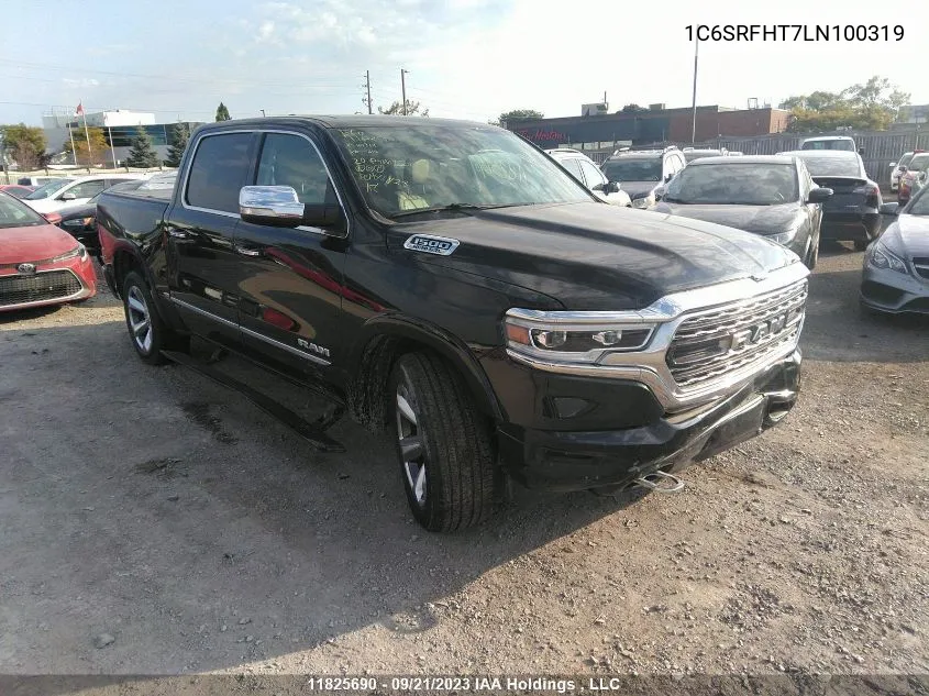 2020 Ram 1500 Limited VIN: 1C6SRFHT7LN100319 Lot: 11825690