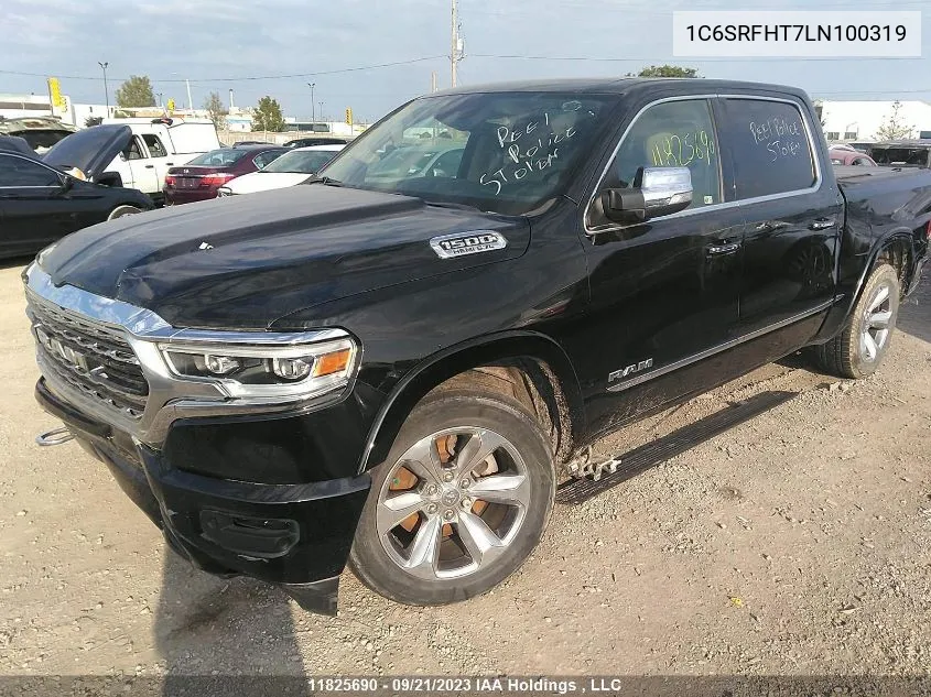 2020 Ram 1500 Limited VIN: 1C6SRFHT7LN100319 Lot: 11825690