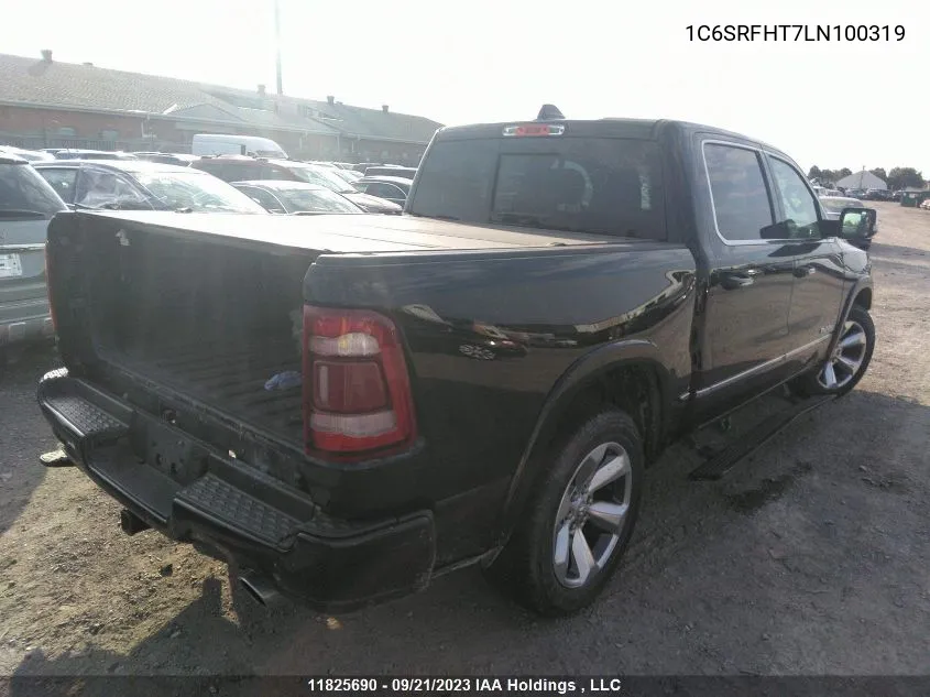 2020 Ram 1500 Limited VIN: 1C6SRFHT7LN100319 Lot: 11825690