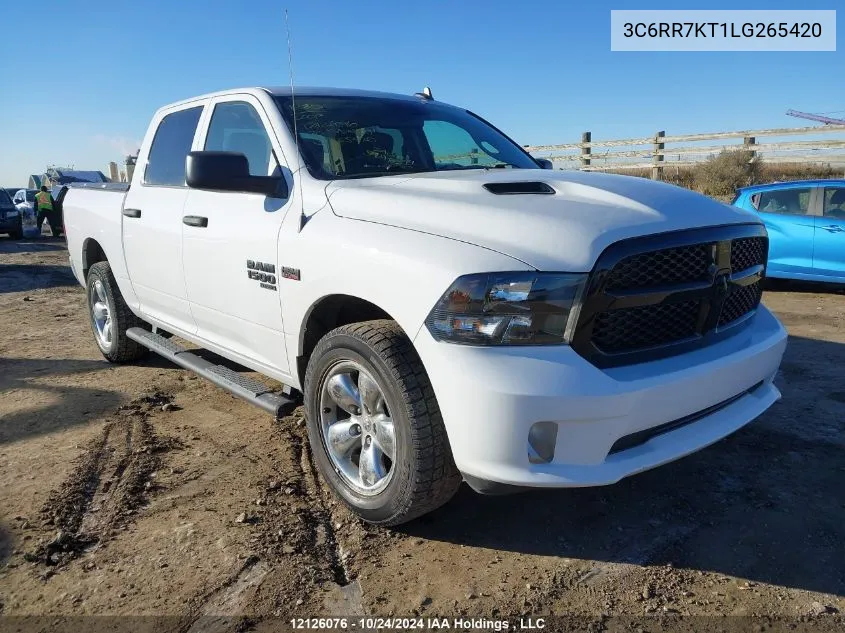 2020 Ram 1500 Classic Tradesman/Express VIN: 3C6RR7KT1LG265420 Lot: 12126076