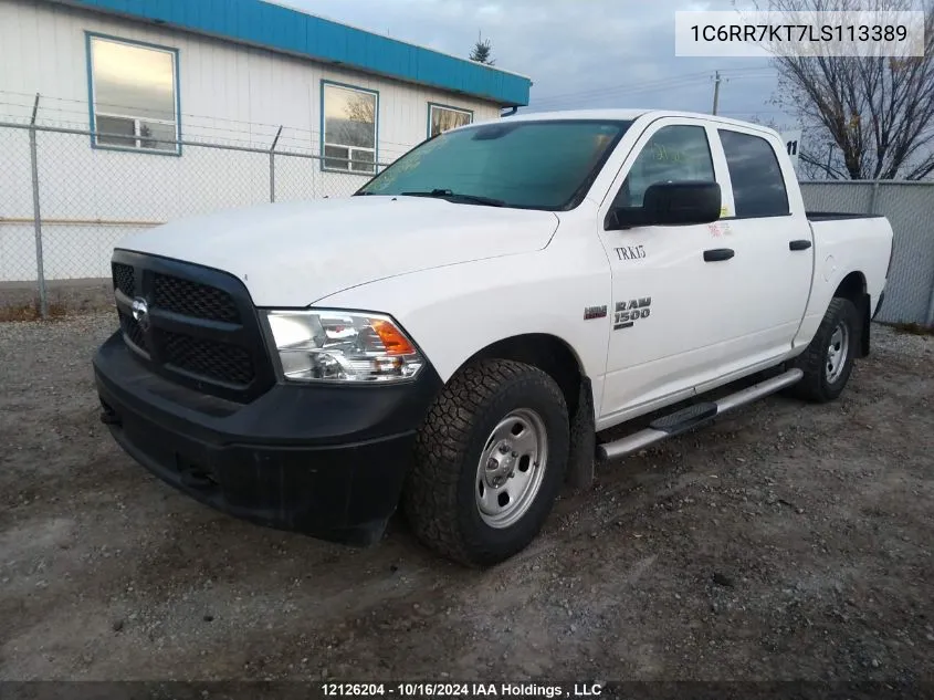 2020 Ram 1500 Classic Tradesman/Express VIN: 1C6RR7KT7LS113389 Lot: 12126204