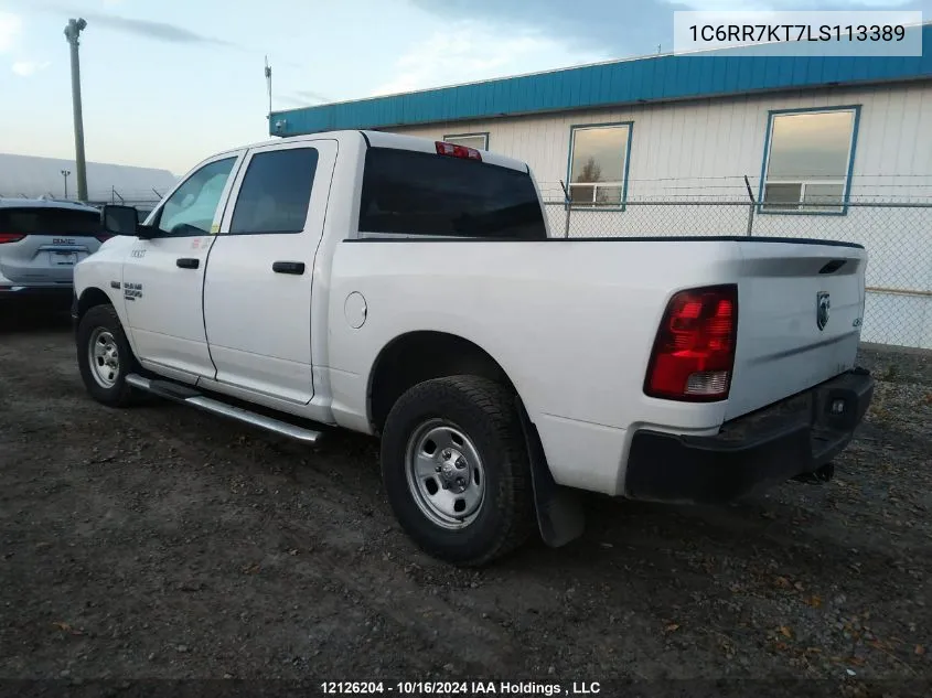 2020 Ram 1500 Classic Tradesman/Express VIN: 1C6RR7KT7LS113389 Lot: 12126204