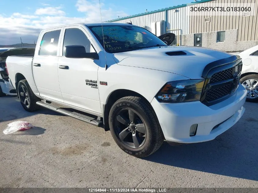 2020 Ram 1500 Classic St VIN: 3C6RR7KT3LG183060 Lot: 12154944