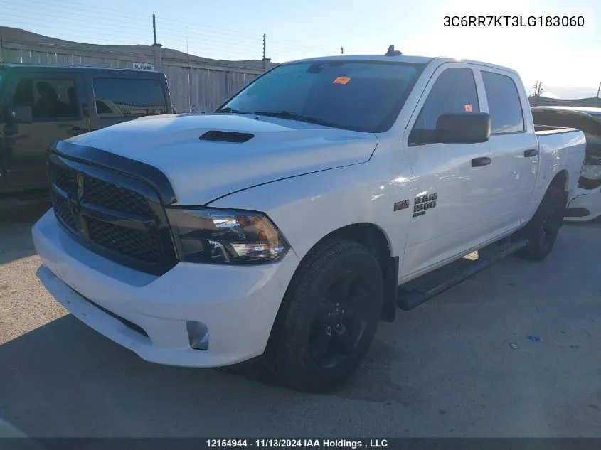 2020 Ram 1500 Classic St VIN: 3C6RR7KT3LG183060 Lot: 12154944