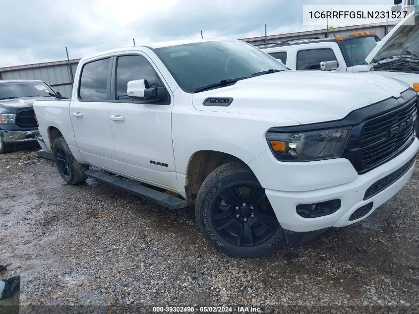 2020 Ram 1500 Big Horn 4X4 5'7 Box VIN: 1C6RRFFG5LN231527 Lot: 39302498