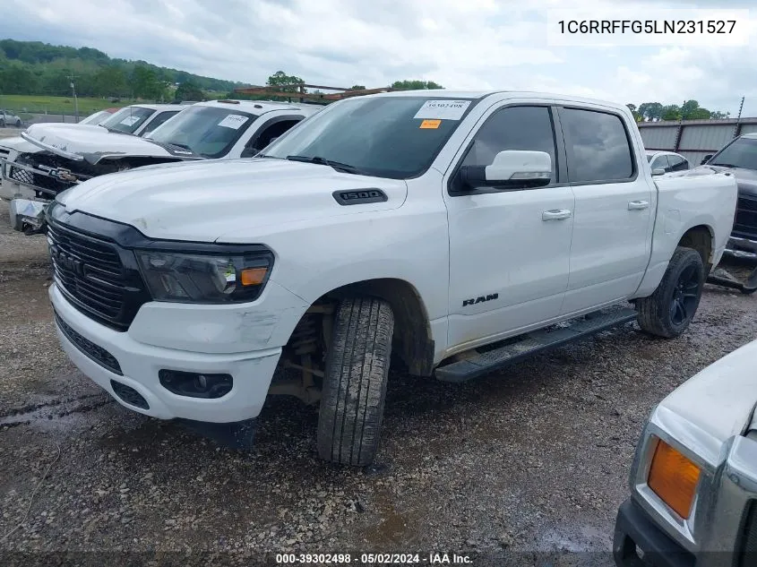 2020 Ram 1500 Big Horn 4X4 5'7 Box VIN: 1C6RRFFG5LN231527 Lot: 39302498