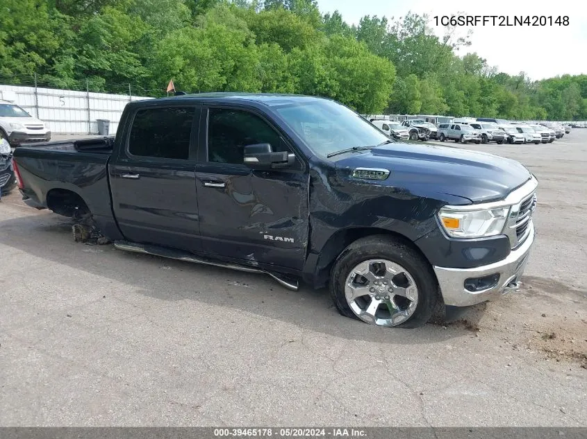 1C6SRFFT2LN420148 2020 Ram 1500 Big Horn 4X4 5'7 Box