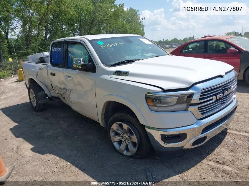 2020 Ram 1500 Laramie Quad Cab 4X2 6'4 Box VIN: 1C6RREDT7LN277807 Lot: 39465779