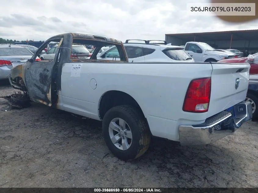 2020 Ram 1500 Classic Tradesman Regular Cab 4X2 8' Box VIN: 3C6JR6DT9LG140203 Lot: 39566150