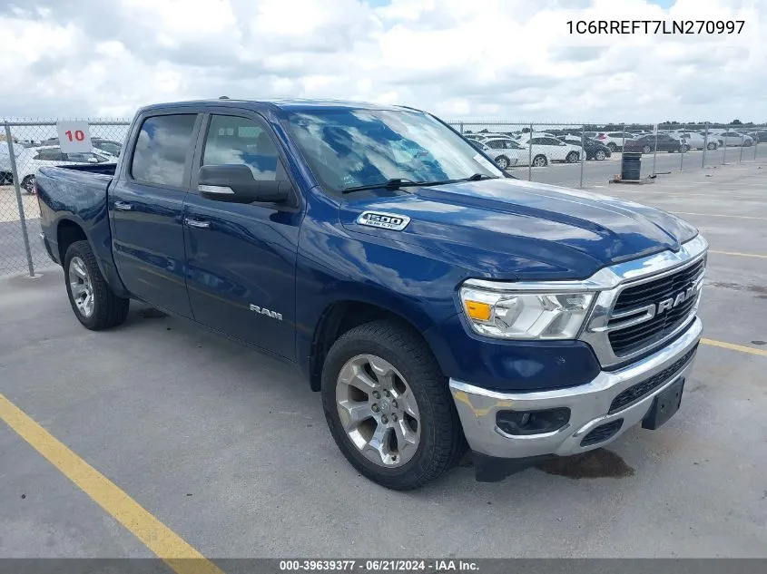 1C6RREFT7LN270997 2020 Ram 1500 Lone Star 4X2 5'7 Box