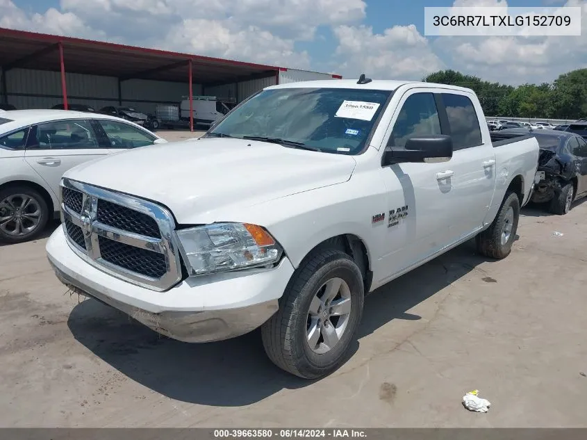 2020 Ram 1500 Classic Slt 4X4 5'7 Box VIN: 3C6RR7LTXLG152709 Lot: 39663580