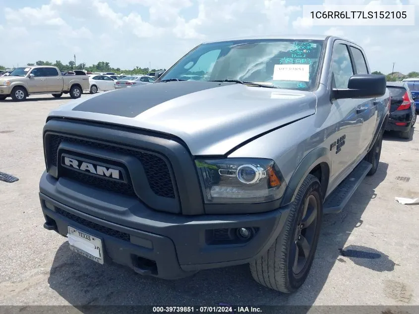 2020 Ram 1500 Classic Warlock 4X2 5'7 Box VIN: 1C6RR6LT7LS152105 Lot: 39739851