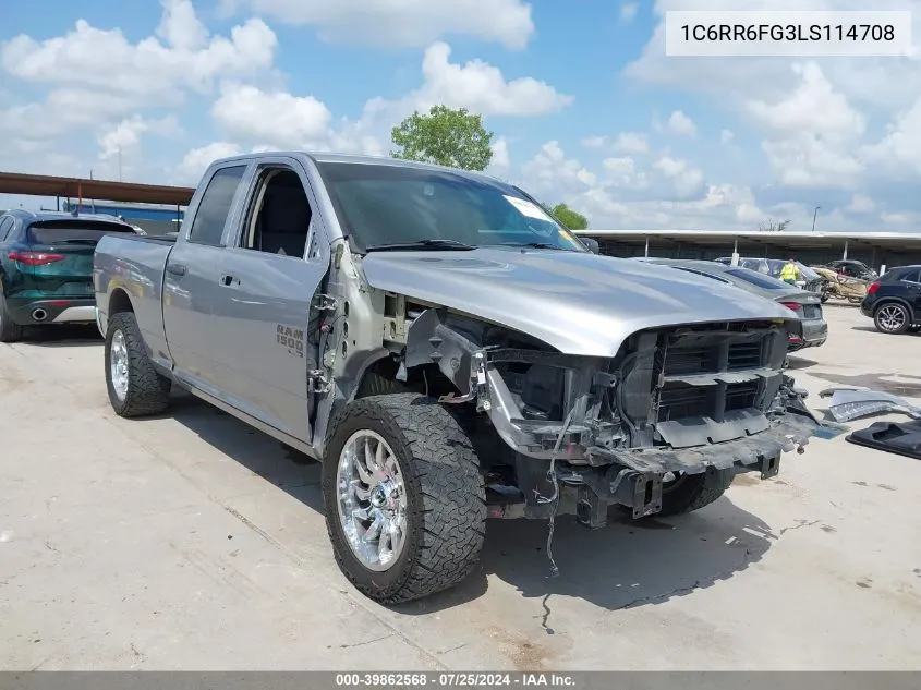 2020 Ram 1500 Classic Tradesman Quad Cab 4X2 6'4 Box VIN: 1C6RR6FG3LS114708 Lot: 39862568