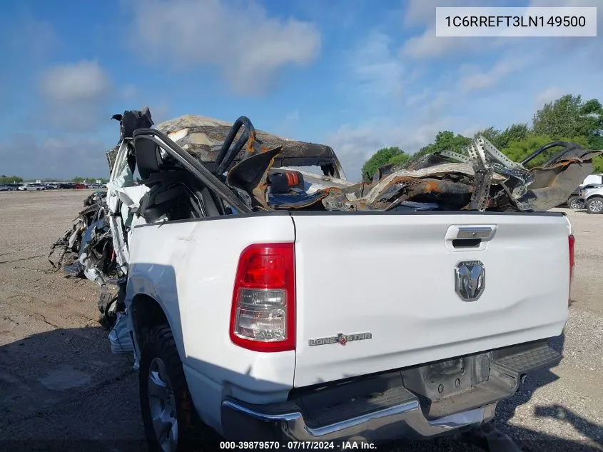 2020 Ram 1500 Lone Star 4X2 5'7 Box VIN: 1C6RREFT3LN149500 Lot: 39879570