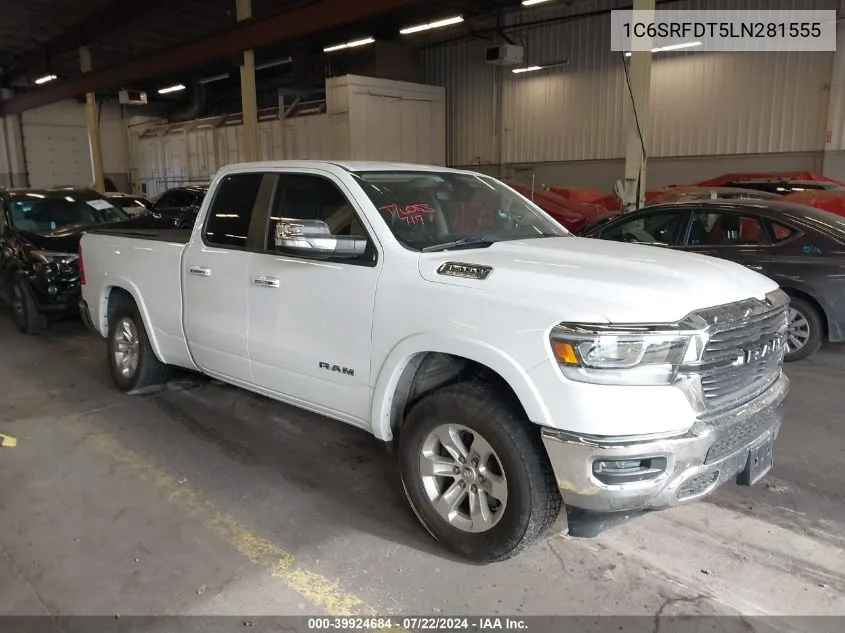 1C6SRFDT5LN281555 2020 Ram 1500 Laramie Quad Cab 4X4 6'4 Box