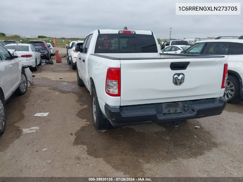 1C6RRENGXLN273705 2020 Ram 1500 Tradesman 4X2 6'4 Box