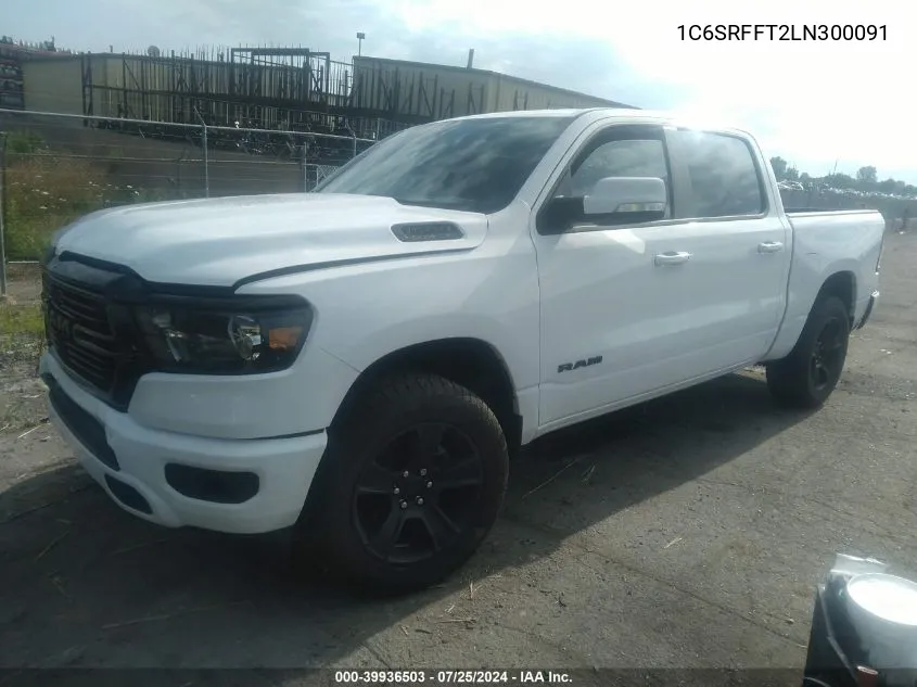 2020 Ram 1500 Big Horn 4X4 5'7 Box VIN: 1C6SRFFT2LN300091 Lot: 39936503