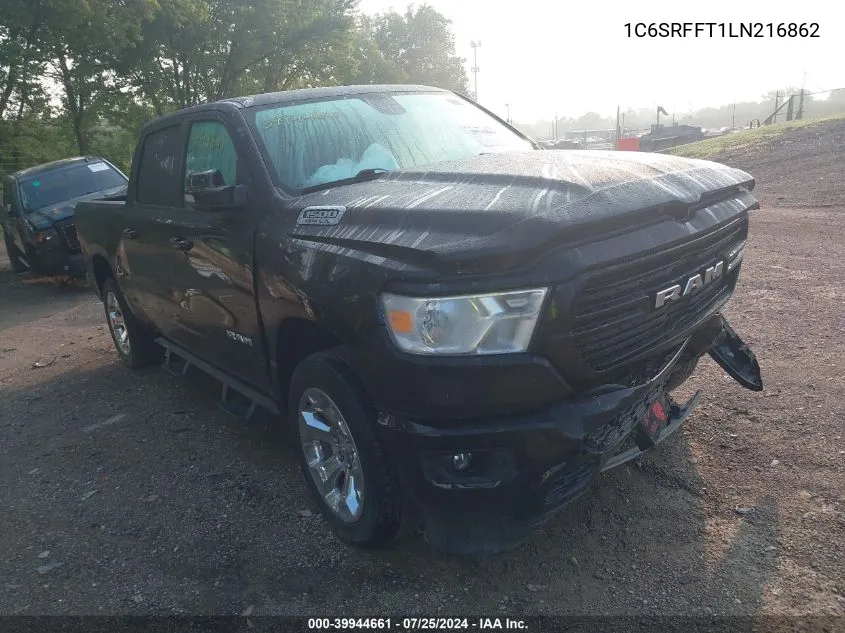 1C6SRFFT1LN216862 2020 Ram 1500 Big Horn 4X4 5'7 Box