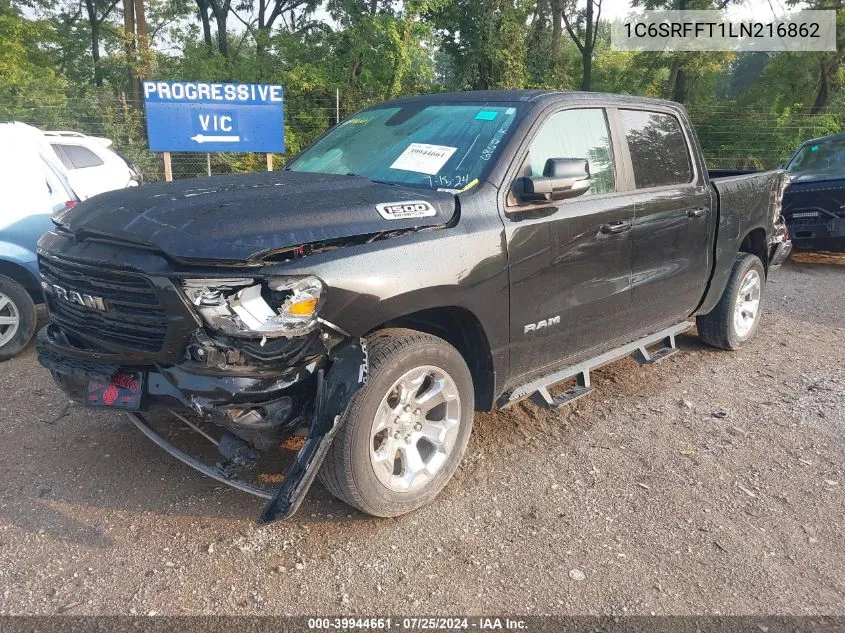 1C6SRFFT1LN216862 2020 Ram 1500 Big Horn 4X4 5'7 Box